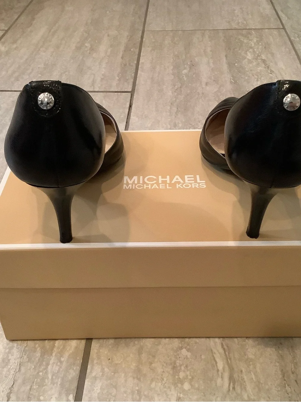 Michael Kors Black Pointed D'Orsay Heels